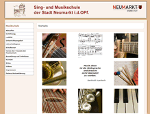 Tablet Screenshot of musikschule.neumarkt.de
